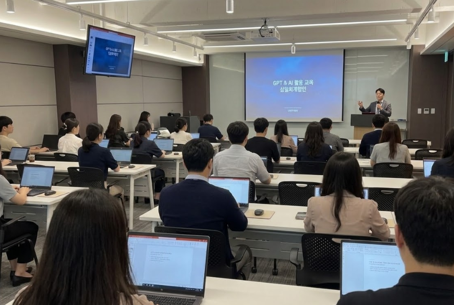 삼일회계법인 AI기업교육 실습 현장